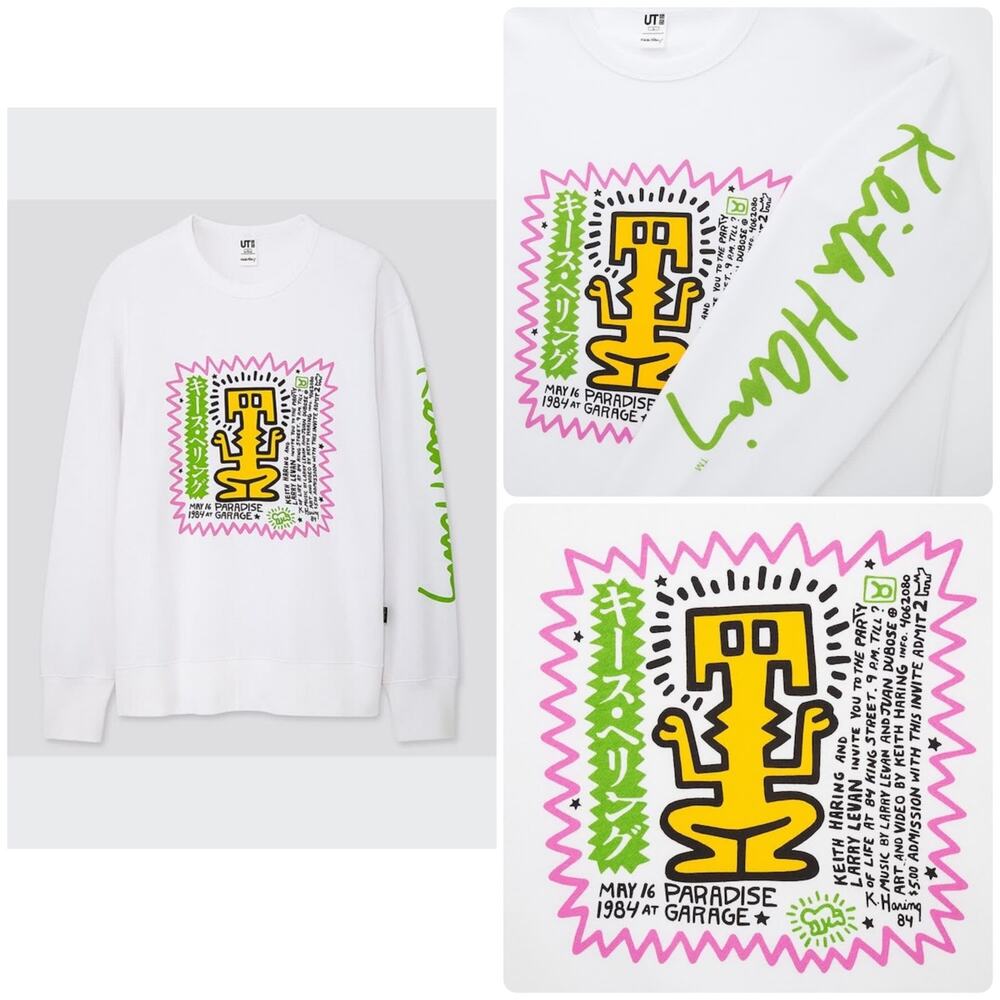 Uniqlo Keith Haring Sweatshirt Crewneck Paradise Garage